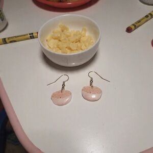 Handmade Mac and Cheese Earrings